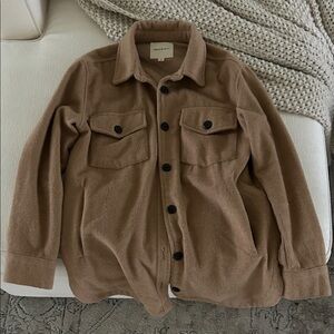 Thread & Supply Tan Shirt Jacket